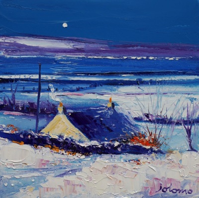 Winter light over Inch Marnock and Bute 12x12